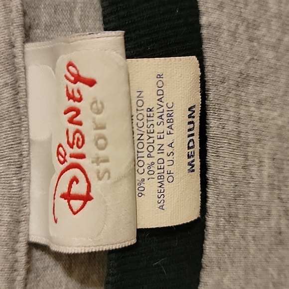 Disney Authentic Retro Faded Mickey Mouse Ringer Tee Shirt Original Disney Store - Picture 6 of 7